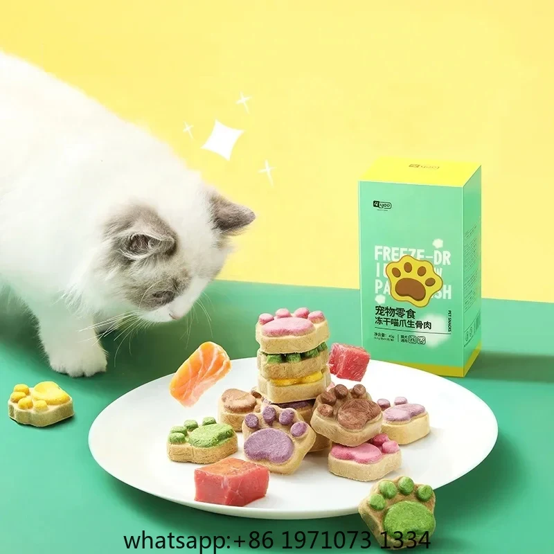 Food Snacks With High Protein - 고양이 동결건조 간식 고단백 치킨 과일
