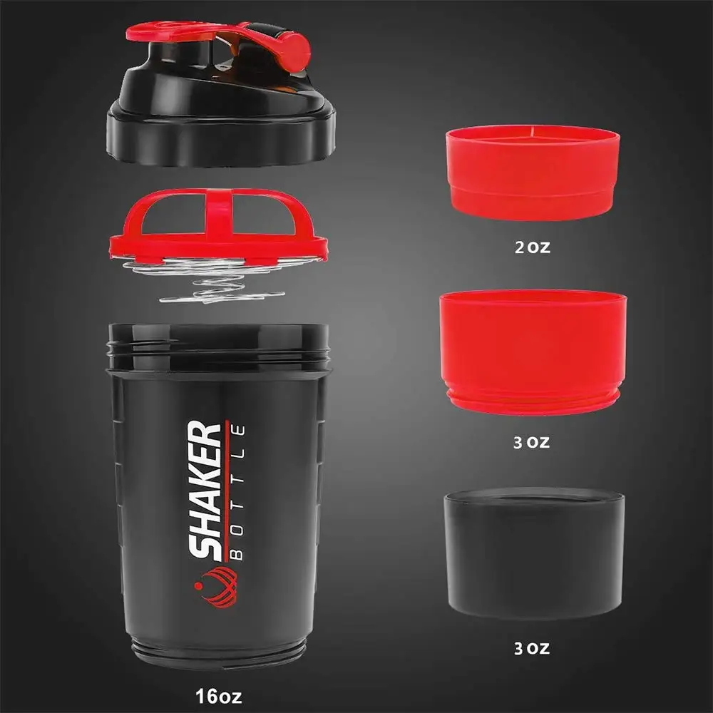 Protein Bar Box - 500ml 계층화 된 단백질 병 파우더
