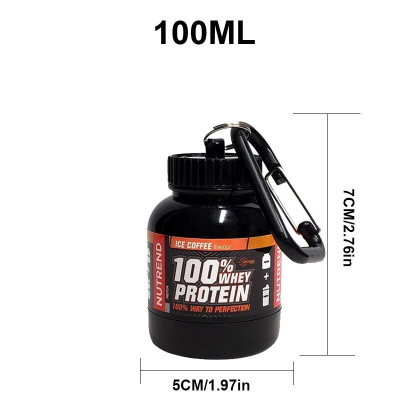 100/200ml 휴대용 단백질 분말 보충 용기 경량  - Protein Bar Box 리뷰 및 가격
