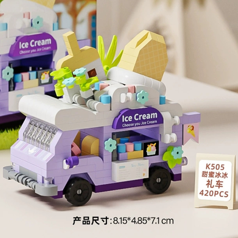 새로운 DIY 커피카 버거 푸드트럭 아이스크림 가게 꽃 - Food Snacks Gifts 리뷰 및 가격
