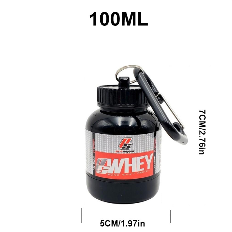 100/200ml 휴대용 단백질 분말 보충 용기 경량  - Protein Bar Box 리뷰 및 가격