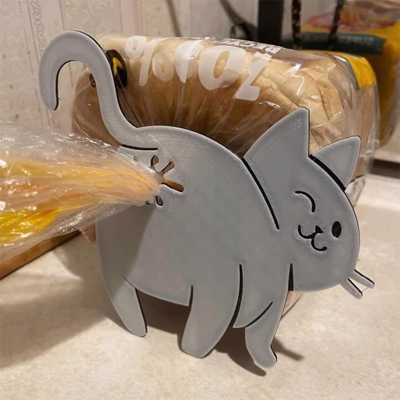 2팩 3D 고양이 엉덩이 빵 가방 클립, 고양이 애호가 - Food Lovers Snacks 리뷰 및 가격