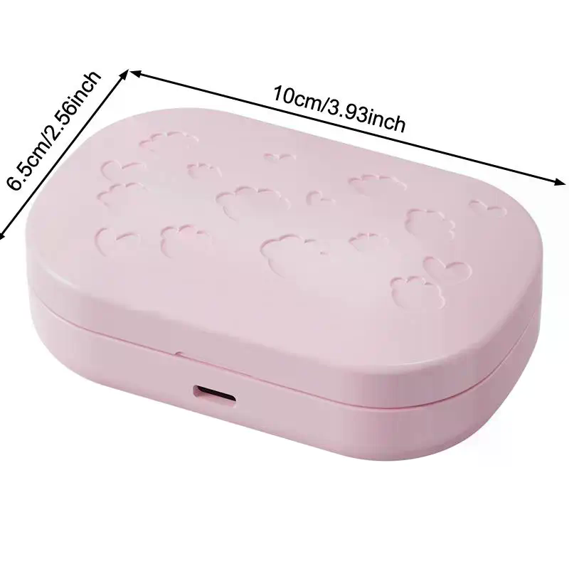 휴대용 콘택트 렌즈 케이스 초음파 세척기 눈물 단백질  - Protein Bar Box 리뷰 및 가격