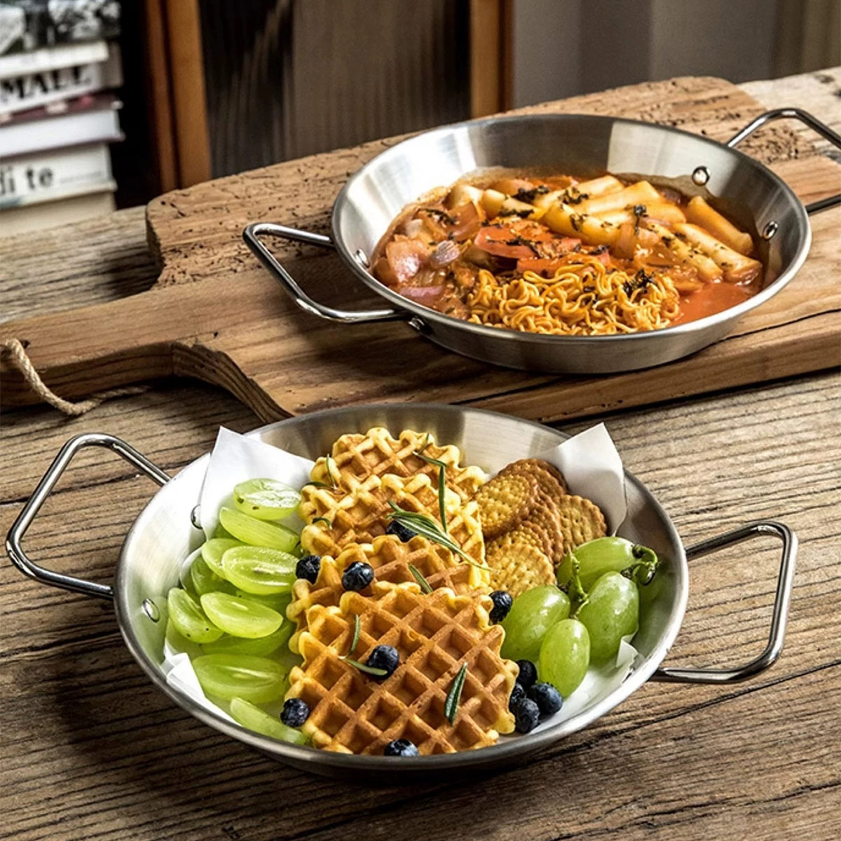 스테인리스 스틸 이중 손잡이 해산물 냄비, 가정용 피크 - Food And Snacks For Picnic 리뷰 및 가격