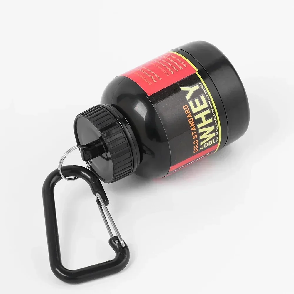 100ML 휴대용 단백질 파우더 용기 키체인이 있는 미 - Protein Bar Box 리뷰 및 가격