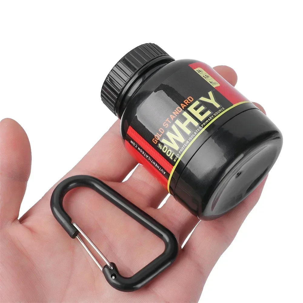 100ML 휴대용 단백질 파우더 용기 키체인이 있는 미 - Protein Bar Box 리뷰 및 가격