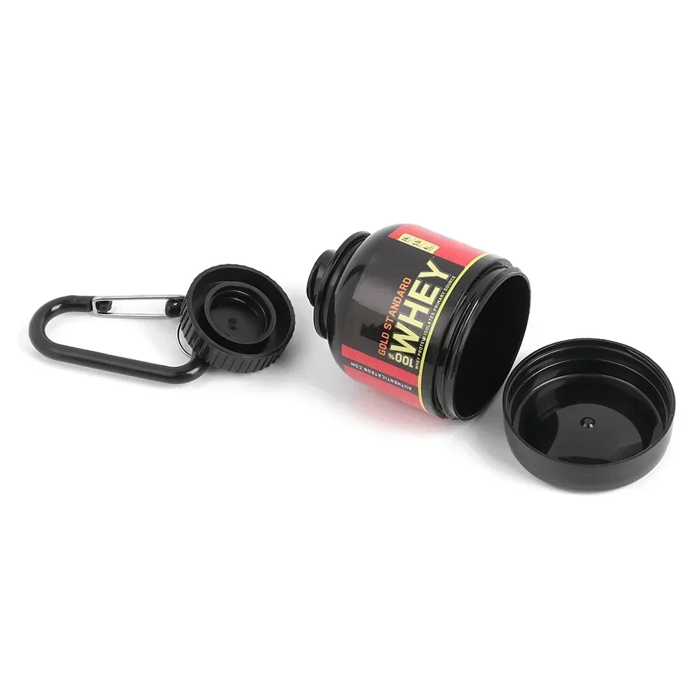 100ML 휴대용 단백질 파우더 용기 키체인이 있는 미 - Protein Bar Box 리뷰 및 가격