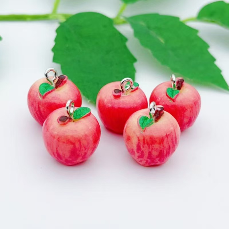 10pcs 시뮬레이션 애플 그린 레드 미니어처 음식 놀 - Food & Snacks Coloring 리뷰 및 가격