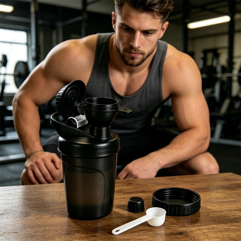 PP 플라스틱 단백질 파우더 깔때기형 용기 50ml 휴 - Protein Bar Box 리뷰 및 가격