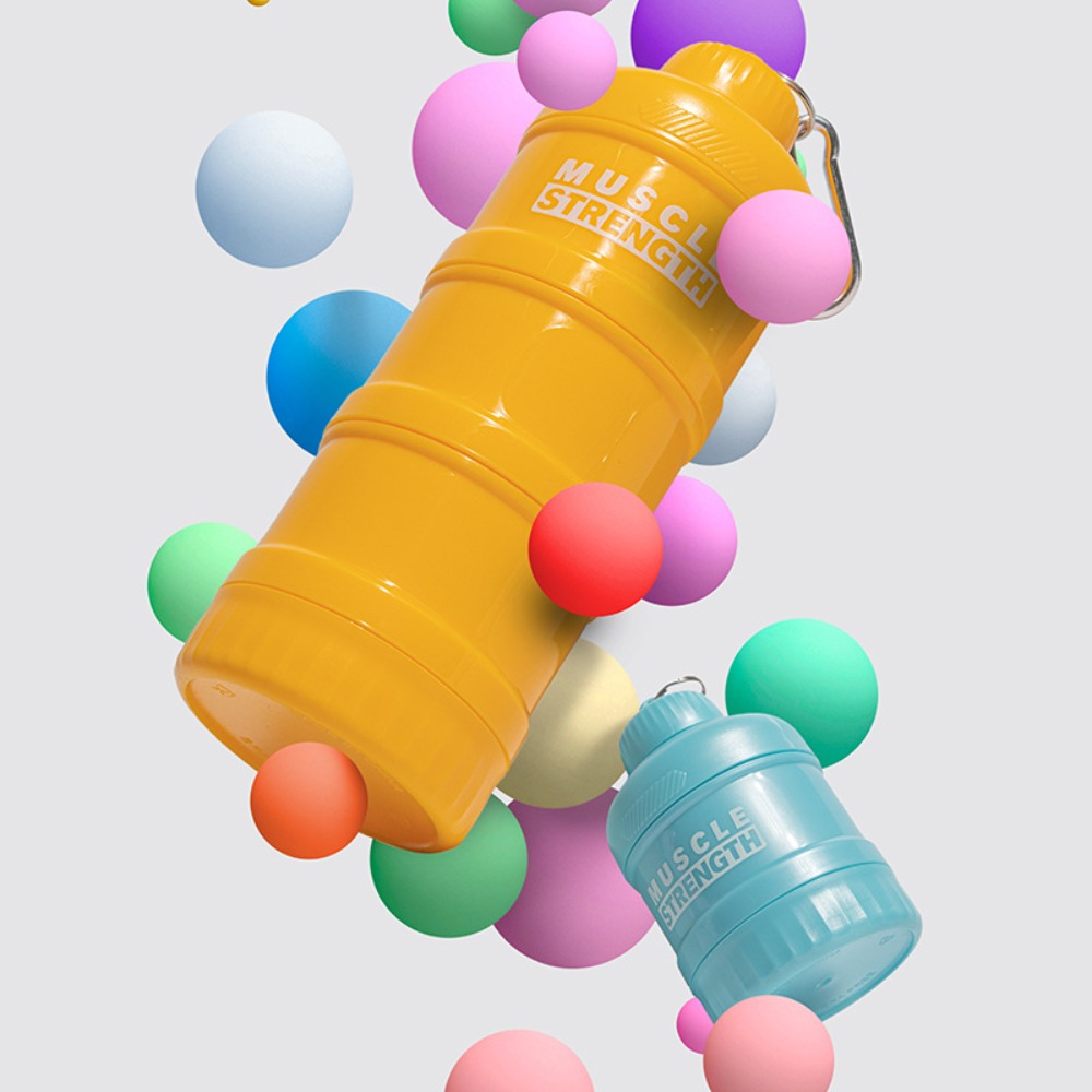 휴대용 단백질 파우더 박스, 등산 버클 깔때기 파우더  - Protein Bar Box 리뷰 및 가격