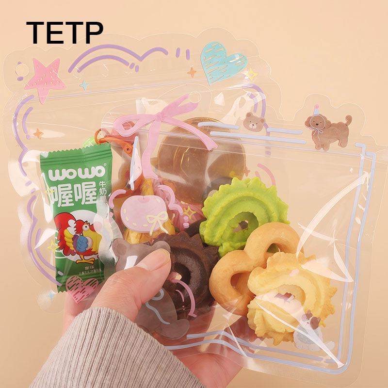 TETP 100Pcs 투명한 곰 Bowknot 스낵 포 - Food Snacks Gifts 리뷰 및 가격