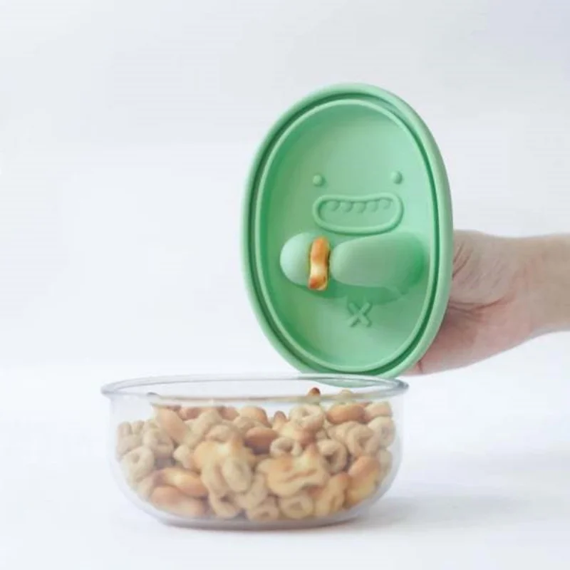 손을 깨끗이 유지하세요 실리콘 뚜껑이 있는 도시락 상자 - Food And Snacks For Picnic 리뷰 및 가격