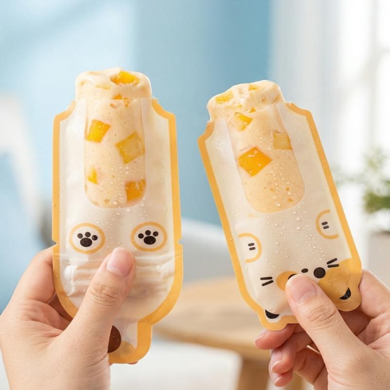 20개 귀여운 만화 캐릭터 DIY 아이스 팝시클 봉투, - Homemade Food Snacks 리뷰 및 가격