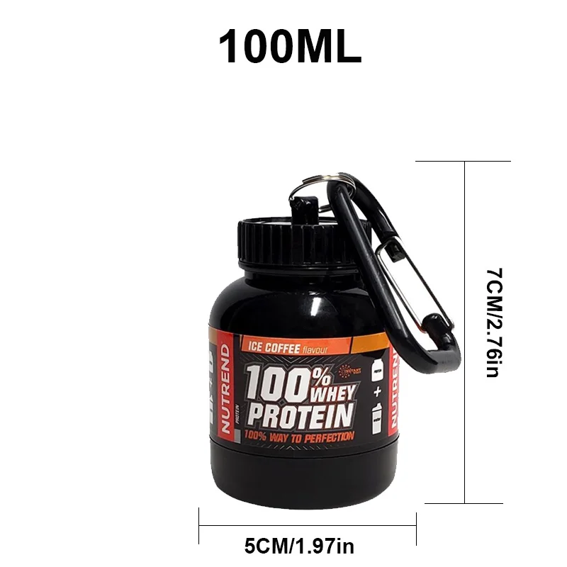 100/200ml 휴대용 단백질 분말 보충 용기 경량  - Protein Bar Box 리뷰 및 가격