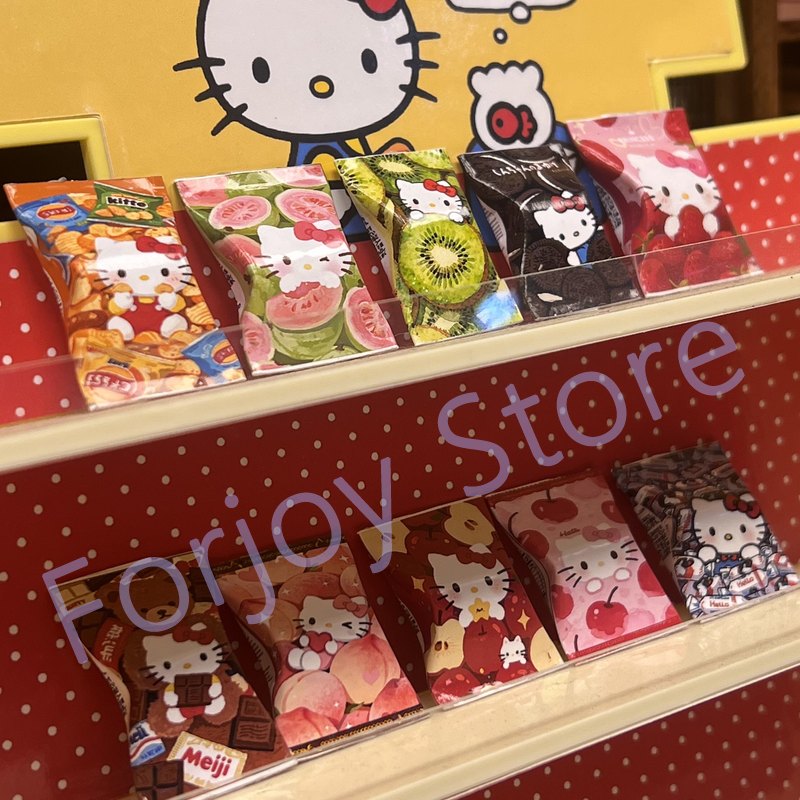 헬로 키티 미니어처 스낵 가방 수제 종이 모델 미니어처 - Food Snacks Gifts 리뷰 및 가격